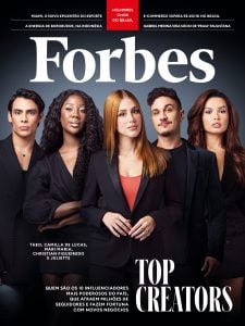 Capa da edição impressa da revista Forbes